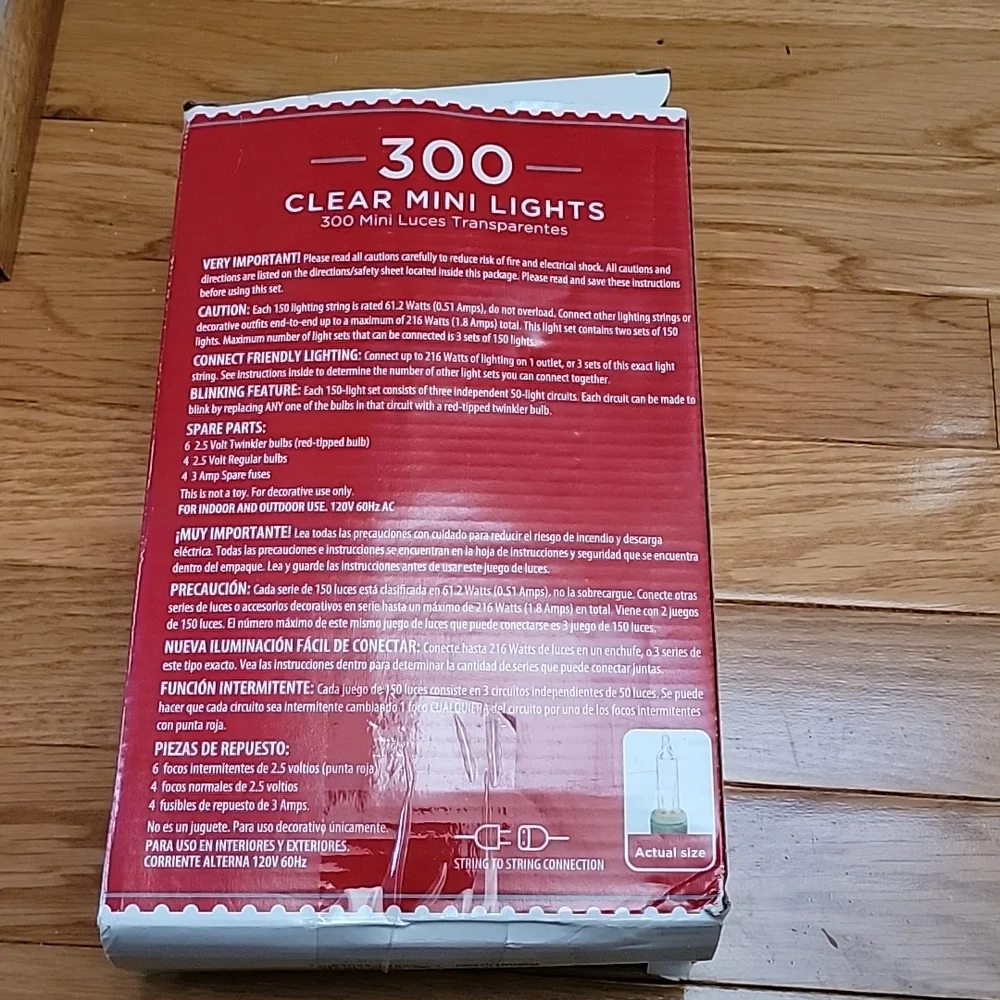 300 Mini Clear Lights